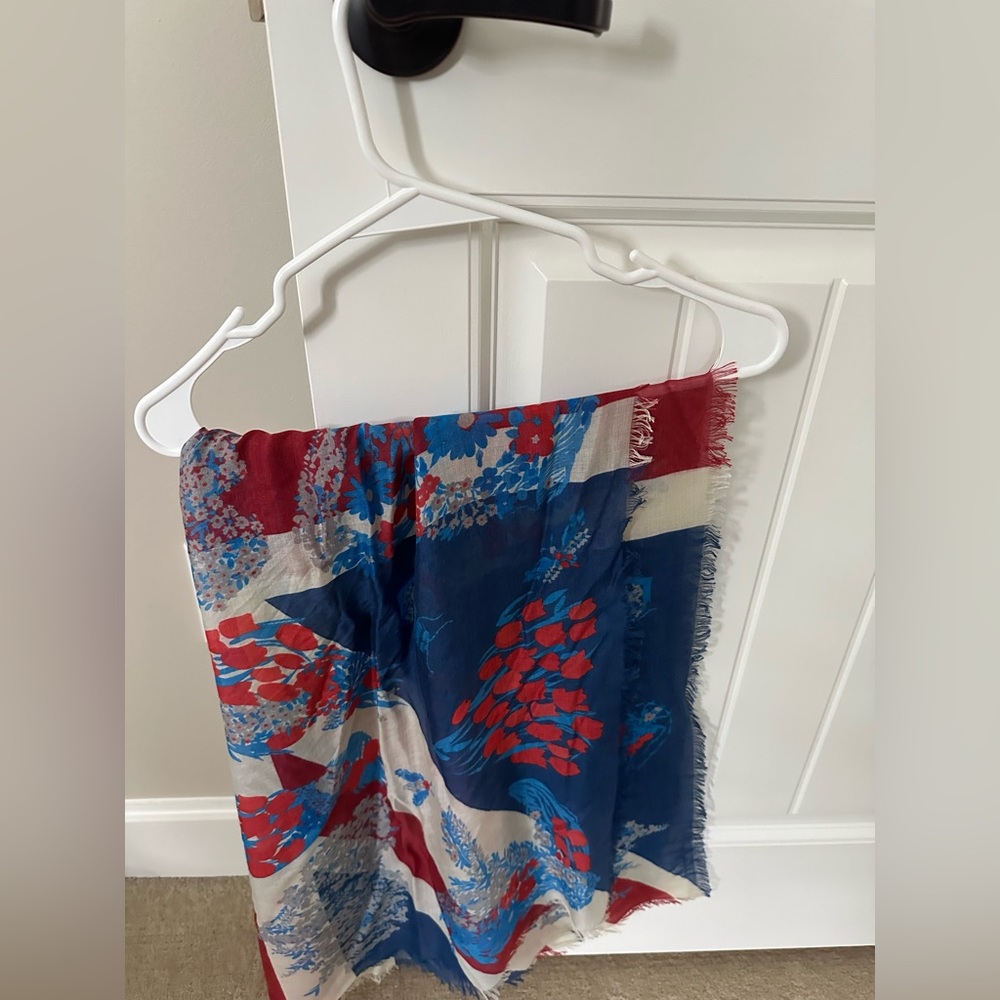 Gucci Red and Blue Abstract Quilted Bedding